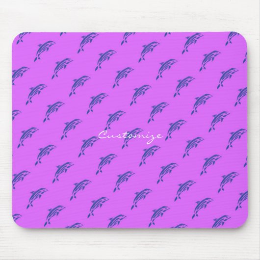 Delphine mit Stammesausscheiden rosa Thunder_Cove Mousepad (Vorne)