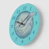 Delphine "Mutter & Kälte" Wall Uhr (Winkel)