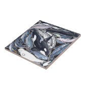 Delphine, orcas, belugas und Narvales, Fliese (Seite)