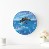 Delphine Personalizable Wanduhr (Zuhause)