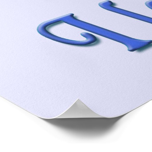 Delphine Poster (Ecke)