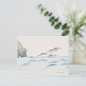 Delphine Postkarte (Stehend Vorderseite)