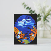 Delphine Postkarte (Stehend Vorderseite)