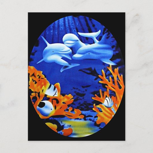 Delphine Postkarte (Vorderseite)