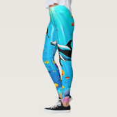 Delphine & Reef: Unterwasserfreude Leggings (Links)