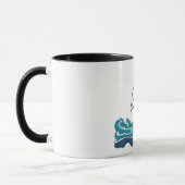 Delphine reiten Waves Ringer Combo Tasse (Links)