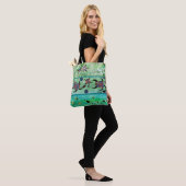 Delphine & Schildkröten Aborigine Tote Bag Tasche (Am Model)