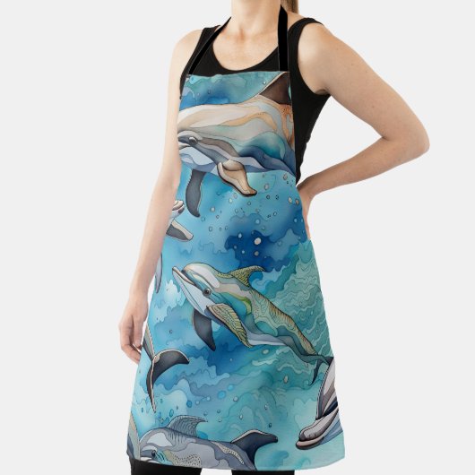 Delphine schwimmen im Meer Schürze (InSitu)