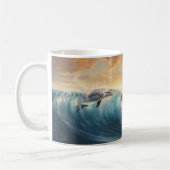 Delphine schwimmen kaffeetasse (Links)