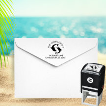 Delphine Silhouette Familienname Rücksendeadresse