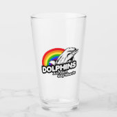Delphine sind einfach Schwulenhaie Glas (Vorderseite)
