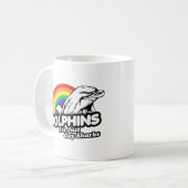 Delphine sind einfach Schwulenhaie Kaffeetasse (Vorderseite Links)