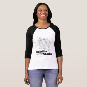 Delphine sind homosexuelle Haifische T-Shirt (Vorne ganz)