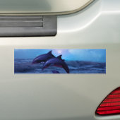 Delphine spielen im Meer Autoaufkleber (Auf Auto)