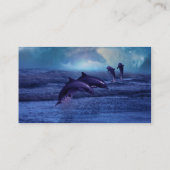 Delphine spielen und spielen visitenkarte (Rückseite)