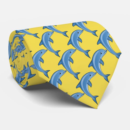 Delphine Sports Football Basketball Baseball Krawa Krawatte (Gerollt)