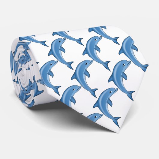 Delphine Sports Football Basketball Baseball Krawa Krawatte (Gerollt)