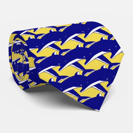 Delphine Sports Football Basketball Baseball Krawa Krawatte (Gerollt)