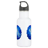 Delphine springen Blaues Meer Trinkflasche (Rückseite)