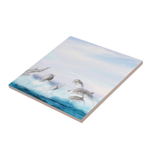 Delphine springen fliese (Seite)