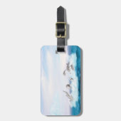 Delphine springen gepäckanhänger (Vorderseite vertikal)