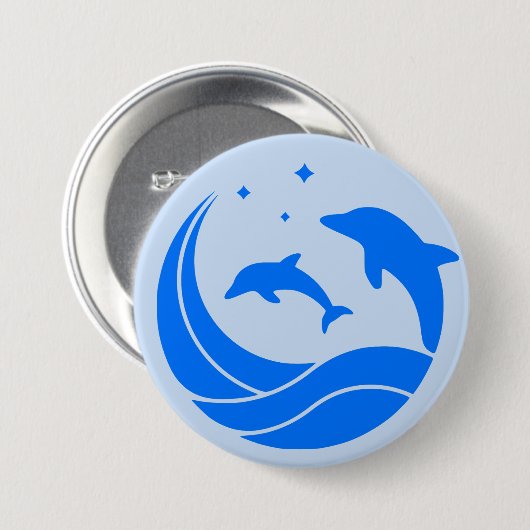 Delphine Sprungwellen Button (Vorne & Hinten)