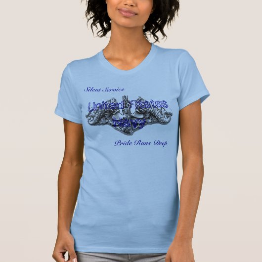 Delphine, stiller Service, Stolz läuft tief, T-Shirt (Vorderseite)