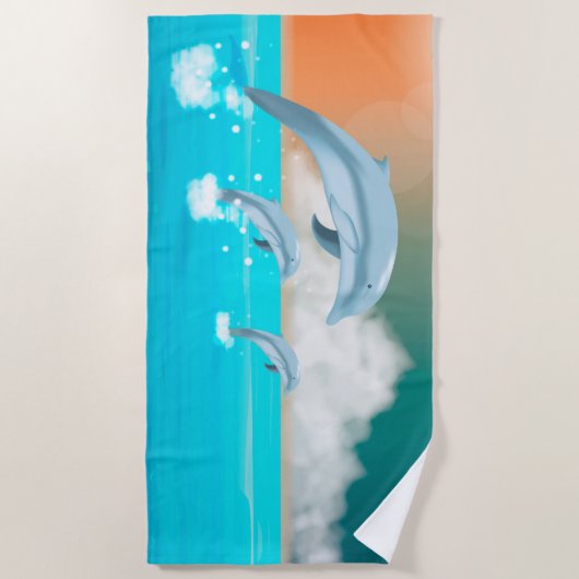 Delphine Strandtuch (Vorderseite)