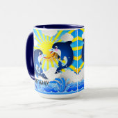 Delphine & Sun Personalize Fügen Sie Ihren Namen B Tasse (Vorderseite Links)