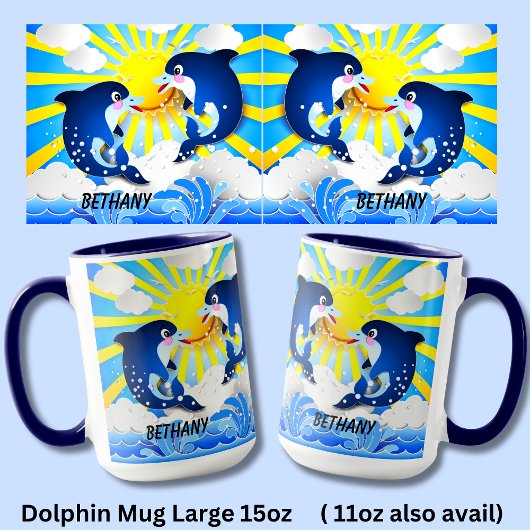 Delphine & Sun Personalize Fügen Sie Ihren Namen B Tasse