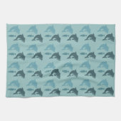 Delphine und Fische Handtuch (Horizontal)