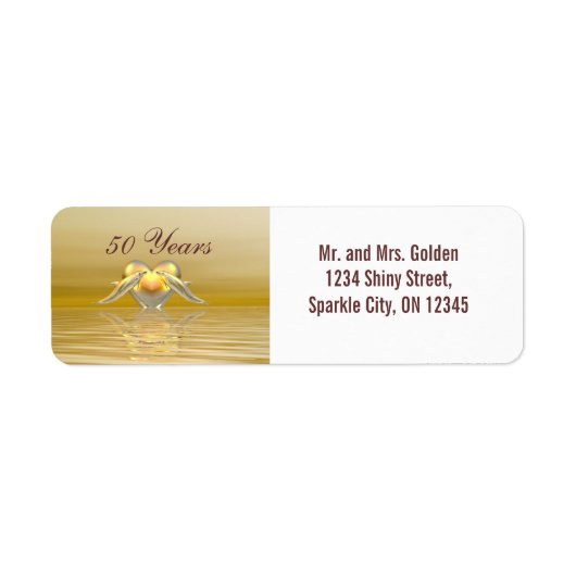 Delphine und Herz zum goldenen Jubiläum (Vorne)