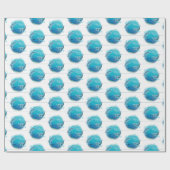 Delphine und Meeresleben Geschenkpapier (Flach)