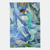 Delphine und Meerjungfrau Party Handtuch (Vertikal)