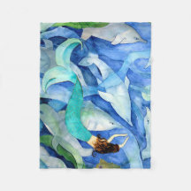 Delphine und Meerjungfrau Party werfen Decke