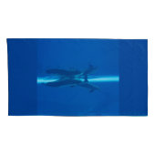 Delphine und Reflexionen Kissenbezug (Rückseite-Rechts)