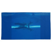 Delphine und Reflexionen Kissenbezug (Vorderseite-Rechts)