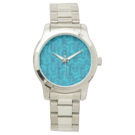 Delphine und Ripples Türkis Blue Watch Armbanduhr