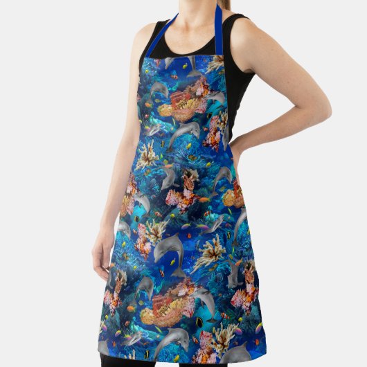 Delphine Underwater Ocean Coral Reef Schürze (InSitu)