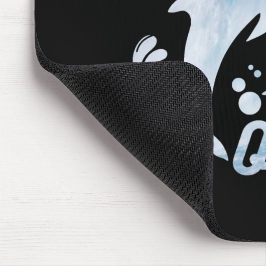 Delphine / Unsere Ozeane Gerettet Mousepad (Ecke)