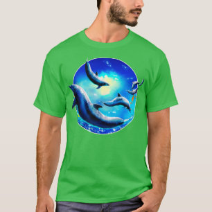 Delphine unter Wasser 3 T-Shirt