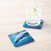 Delphine Unterwasser Getränkeuntersetzer (Rechte Seite)
