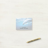 Delphine Unterwasser Post-it Klebezettel (Auf Schreibtisch)