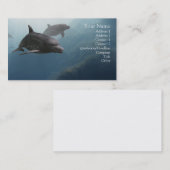Delphine Visitenkarte (Vorne/Hinten)
