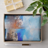 Delphine Wasserfarbe Art Decoupage Tissue Seidenpapier (Geschenk)