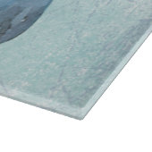 Delphine: Wasserfarbe Schneidebrett (Ecke)