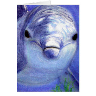 Delphine Zeichnend Blaue Delphin-Unterwasserwelt