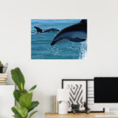 Delphinen-Poster Poster (Heimbüro)