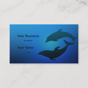 Delphinen-Visitenkarte Visitenkarte