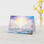 Delphinenherz Karte (Gelbe Blume)